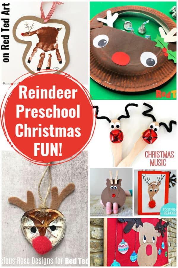 Easy Reindeer Crafts for Toddlers & Preschoolers - Red Ted Art