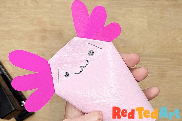 finished toilet roll axolotl