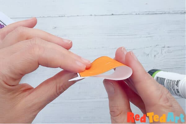 glue the head into a loop