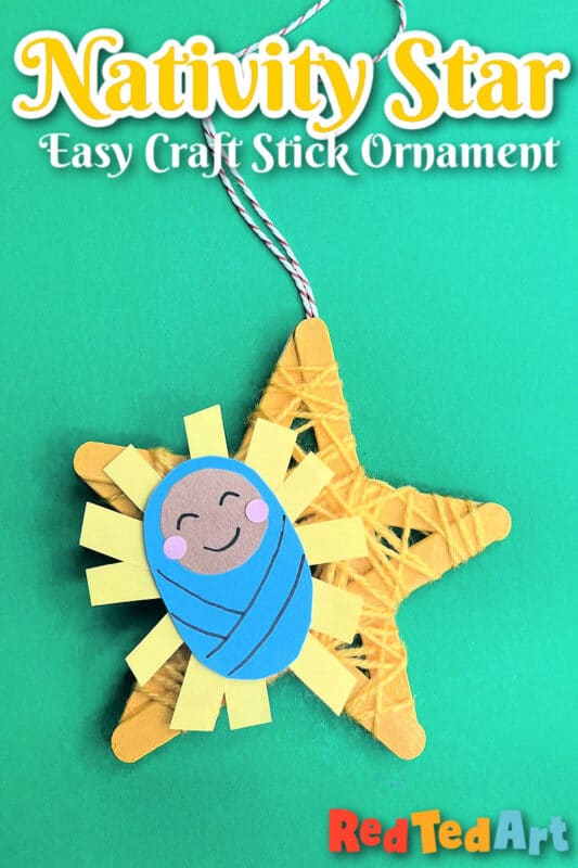 Nativity star ornaments