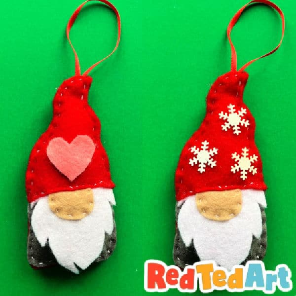 felt gnome diy