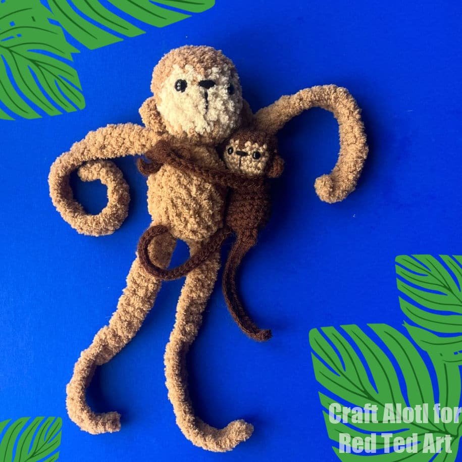 cute crochet monkey pattern