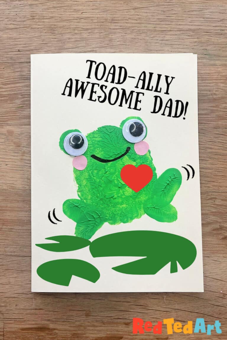 Father's Day Cards to Make with Kids - Red Ted Art - Kids Crafts