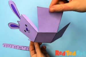 Easter Basket Template (with Free Printable) - Red Ted Art