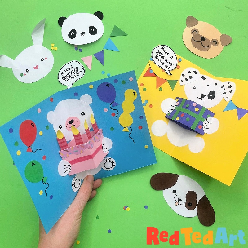 3d Birthday Gift Card craft