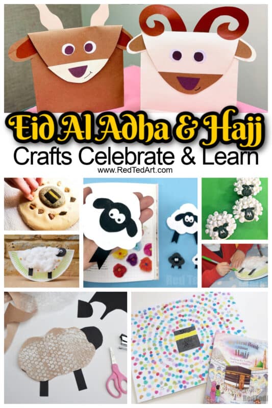 eid al adha crafts and activities hajj for kids