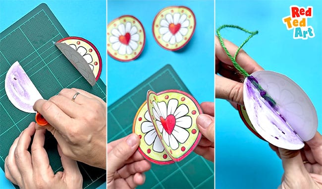 Exploring Shapes with 3d Ornament Printables - Red Ted Art - Kids Crafts