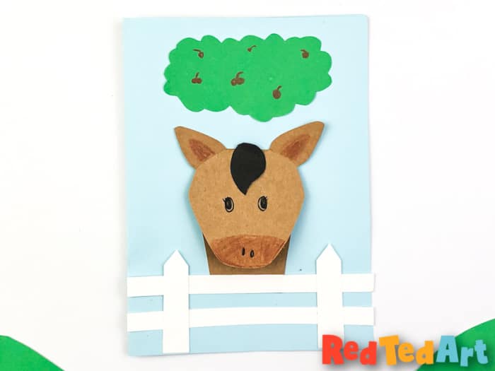 how to make a horse card