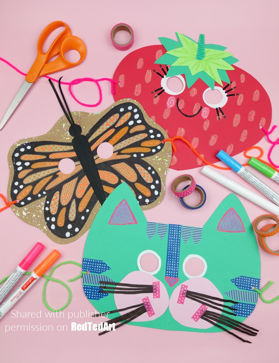 Easy Mardi Gras Crafts for Kids of all ages - 2024 with Red Ted Art