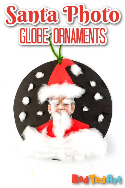 photo santa ornament