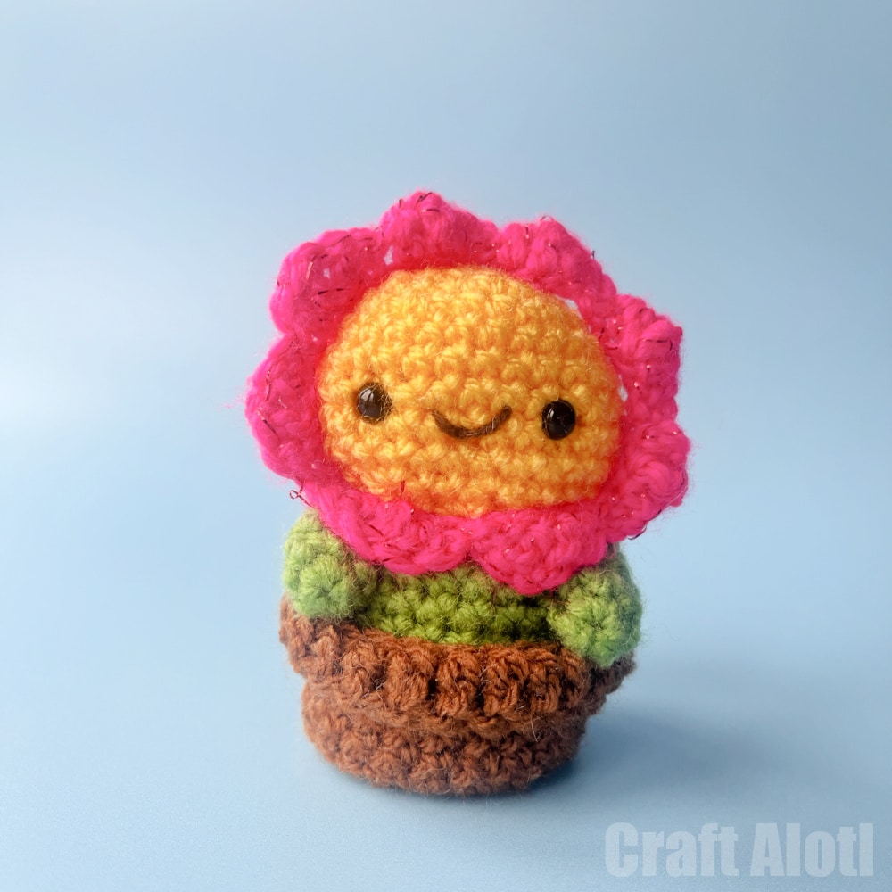Amigurumi Flower Pot Plant