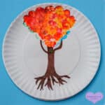 Four Seasons Tree - Paper Plate Spinner - Red Ted Art - Kids Crafts