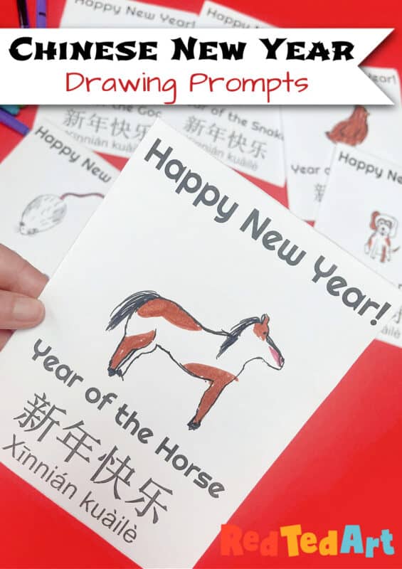 year of the horse card prompt