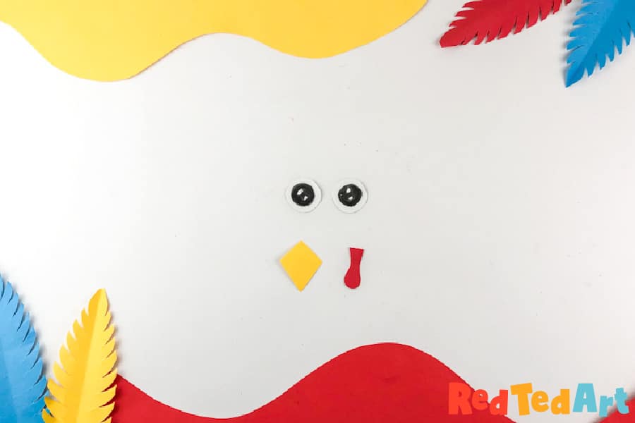 Preschool Turkey Handprint Craft - Red Ted Art - Kids Crafts