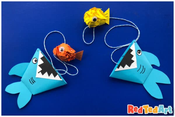 origami shark toy