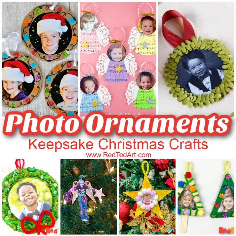 keepsake phot ornament crafts for kids