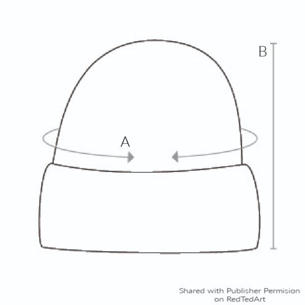 beanie hat measurements