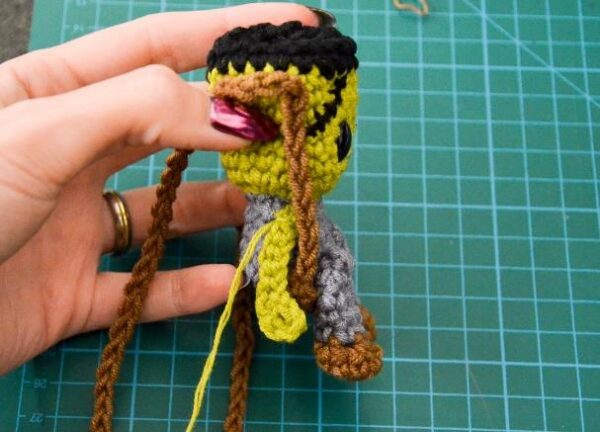 sew on the arms