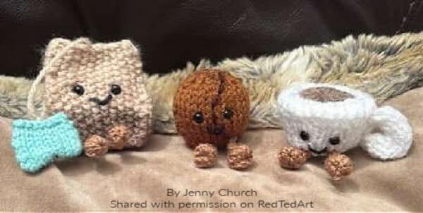 Knitted Coffee bean project