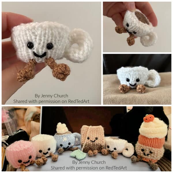 Coffee Cup Mini Amigurumi