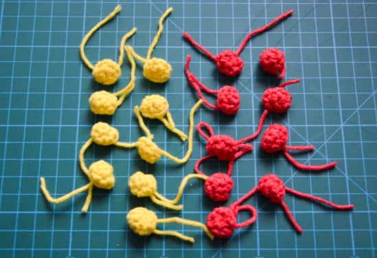 Christmas tree lights crochet
