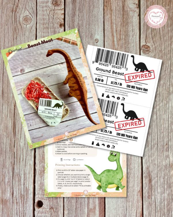Free Halloween Dinosaur Printable