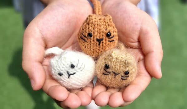 Adorable mini cat knitting pattern for free amigurumi