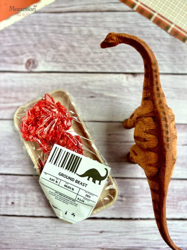 Super fun dino meat treats! A great Halloween Prank for dinosaur loving kids