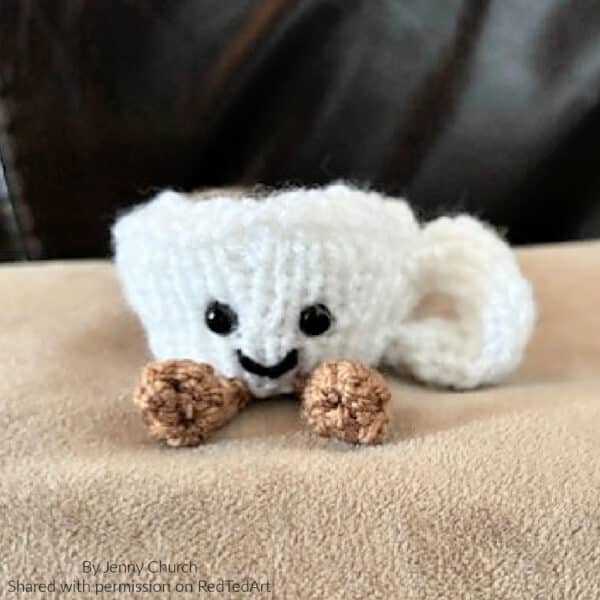 coffee cup knitting pattern