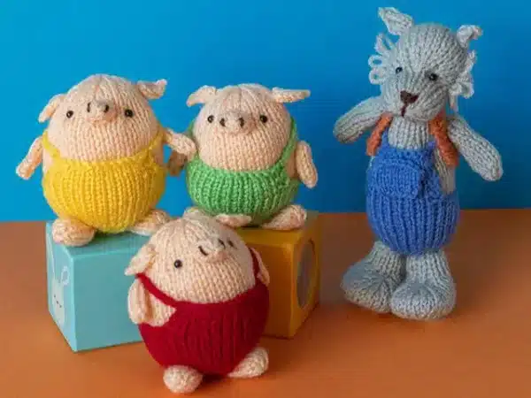 cute pig knitting pattern