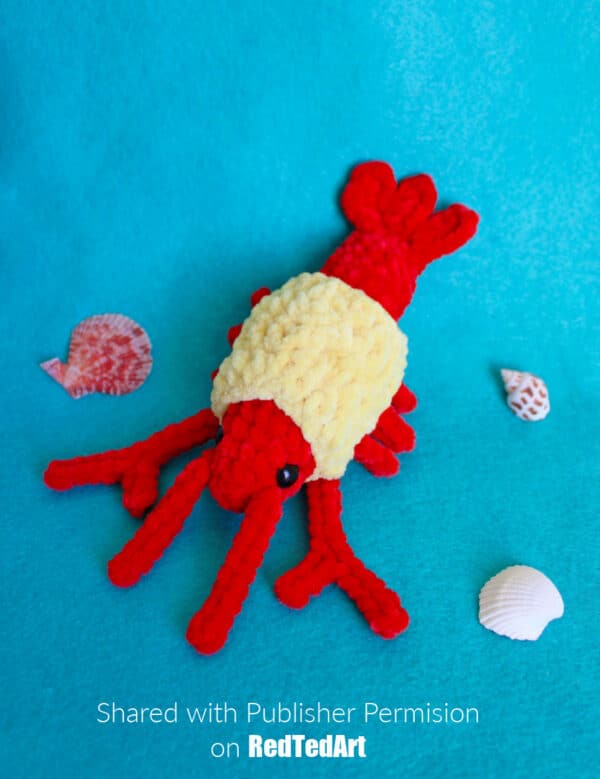 lana the lobster with vest