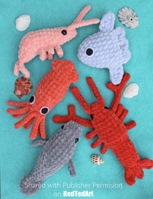 under the sea quirky crochet patterns