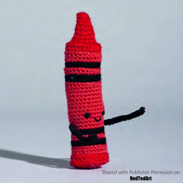 how to crochet a crayon