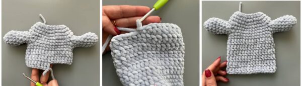continue with hand puppet body