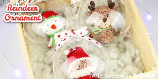 cute reindeer ornament
