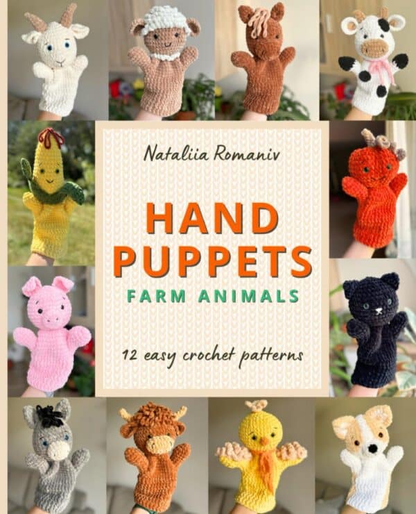 how to crochet animal hand puppets