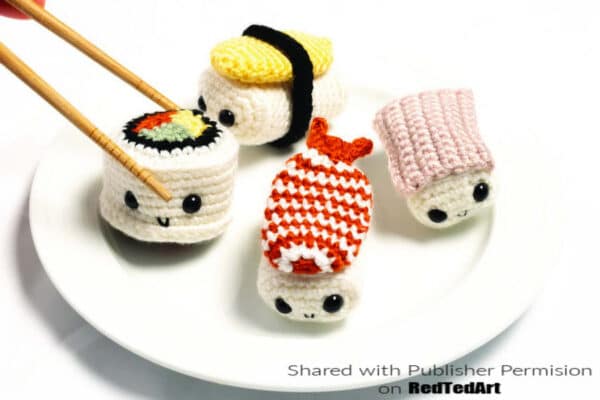 love amigurumi food