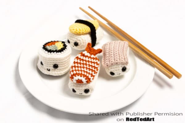 free sushi crochet patterns easy
