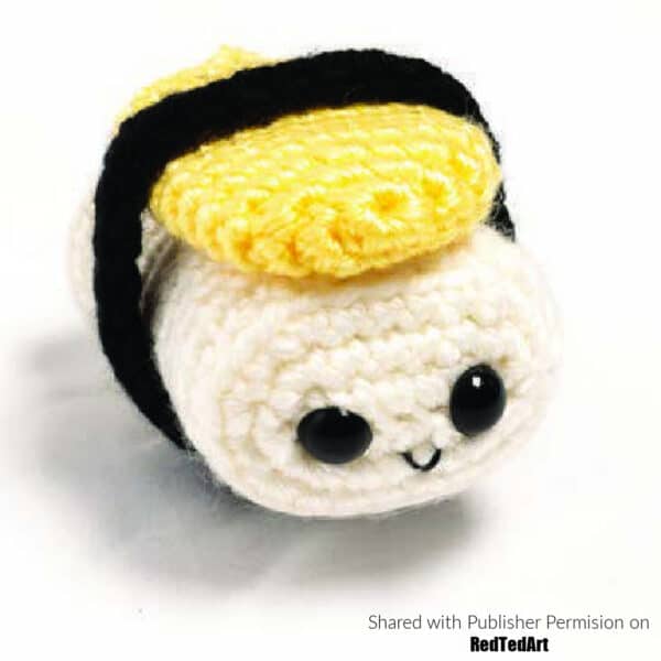 TAMAGO NIGIRI Amigurumi free crochet pattern