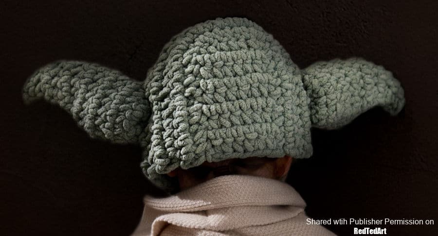 yoda crochet pattern bonnet