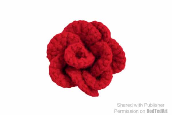 how to crochet a rose