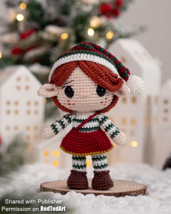 holly the elf crochet pattern