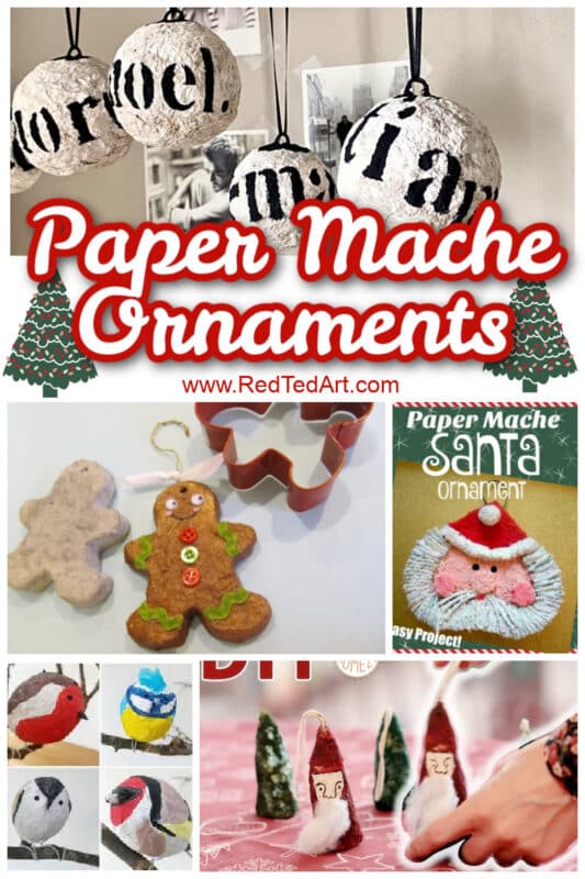 how to make paper mache ornaments