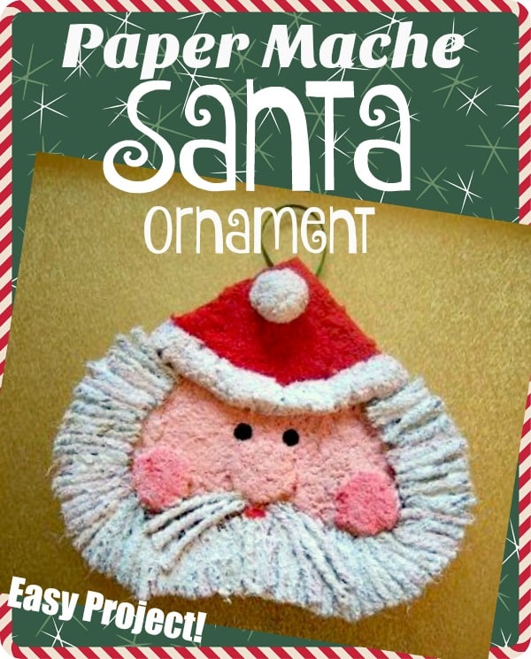 Paper mache santa