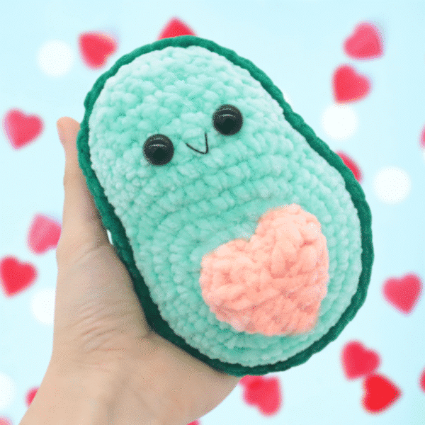 heart avocado