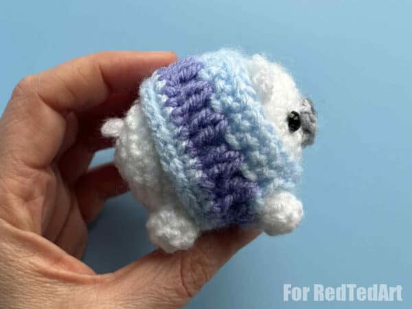 sweater bear crochet project