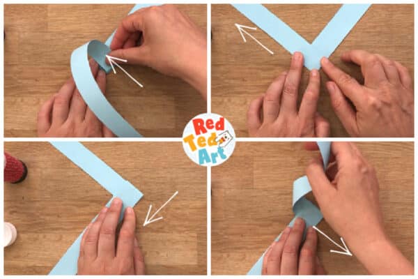 keep folding your paper spring