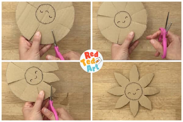 cut and make petals
