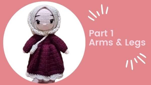 hijab doll crochet pattern