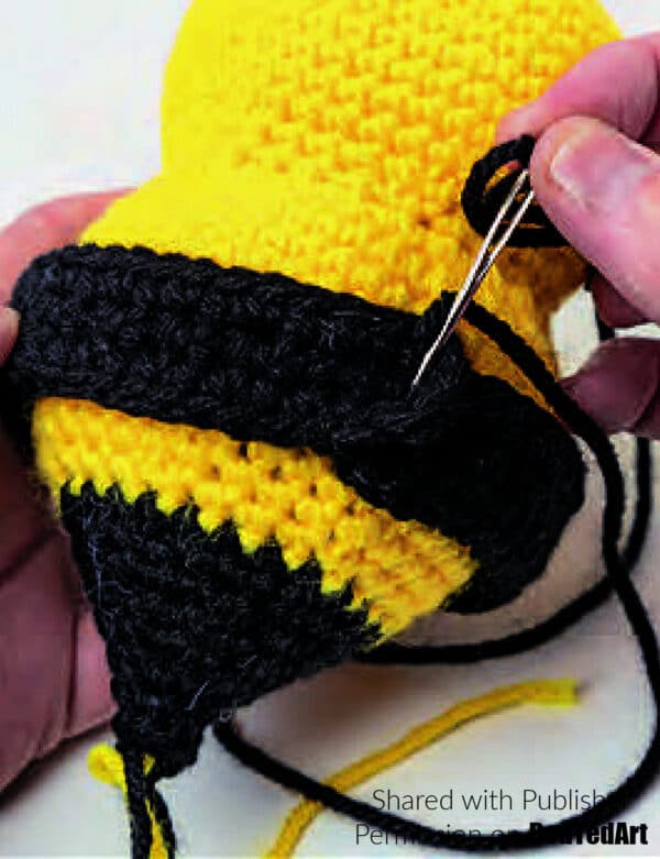 crochet bee plush toy pattern free